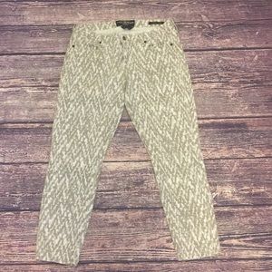 EUC Lucky Hidden Temple Sofia Capri Jeans Sz 8/29